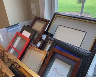 Collection of Decorative Picture Frames and Bombay Company Architectural Prints third image