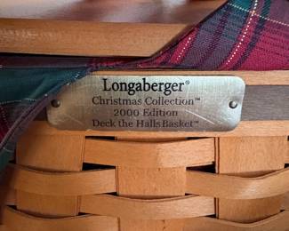 Collection of Longaberger Baskets and Accessories sixth image