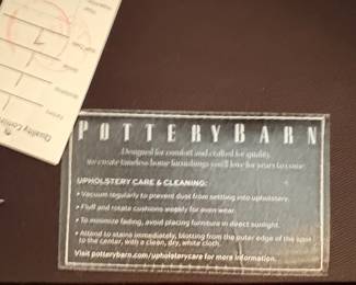 Pottery Barn James Roll Arm Leather Recliner Pair fourth image