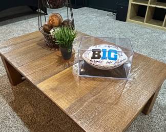 Big Ten Conference Commemorative Autographed Football
