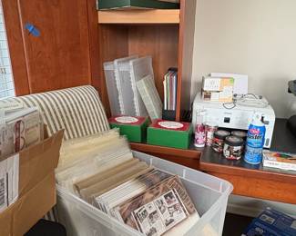 Comprehensive Scrapbooking and Crafting Supply Collection