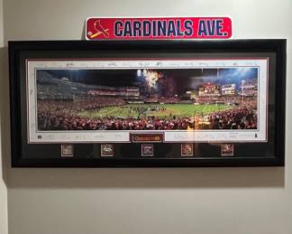 St. Louis Cardinals World Series Champions Commemorative Framed Display