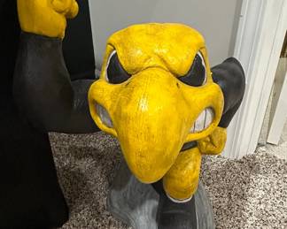 Iowa Hawkeyes Herky Stone College Mascot Statue