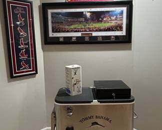 St. Louis Cardinals Sports Memorabilia Collection and Tommy Bahama Cooler