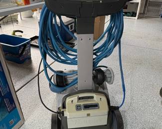 Maytronics Dolphin Robotic Pool Cleaner with Caddy fourth image