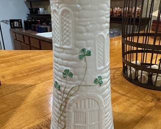Belleek Castle Vase