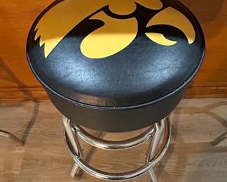 University of Iowa Hawkeyes DoubleRing Swivel Bar Stool