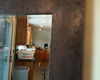 FullLength Floor Mirror with Textured Frame second image