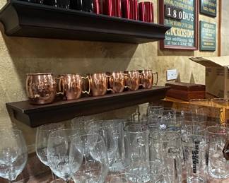 Collection of Barware and Pub Decor