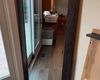 FullLength Floor Mirror with Textured Frame