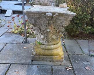 Concrete pedestals