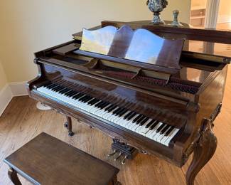 Baby grand piano