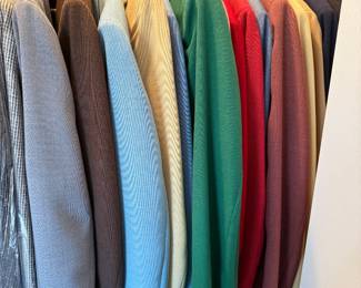 Sportcoats of many colors in vintage linen