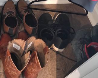 Mens dress shoes, boots