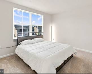 guest bed (queen) mattress, headboard, frame
