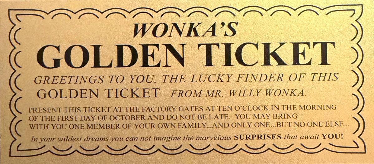 Find this ticket Win $100!