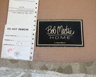 Bob Mackie Home collection upholstered armchair