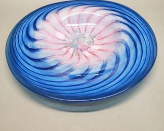 Lot 365 Bermuda Glass Blowing Studio dish