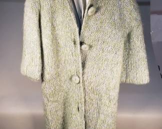 Lot 280 Vintage Marshall Field Co. mohair blend coat