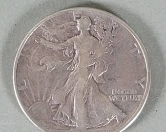 Lot 130 1944 Walking Liberty Silver Half Dollar