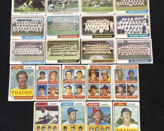 Lot 334h 1974 Topps baseball cards