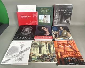 Lot 580 Group of coffee table books