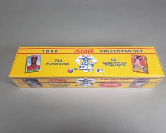 Lot 326 1990 Score Major League baseball collector set