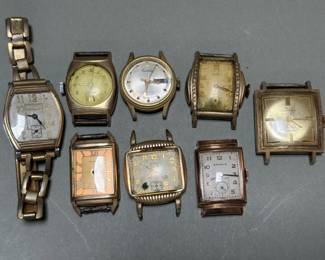 Lot 104 8 vintage watches