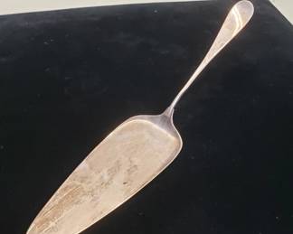 069 Lot 413 A. Michelsen Copenhagen sterling silver piecake serving spoon