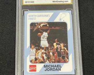 Lot 436h 1989 Michael Jordan collegiate collection graded