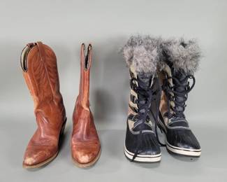 Lot 550 Womens water proof boots, leather boots