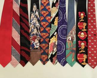 Lot 475 10 vintage mens ties