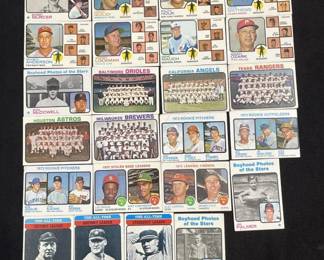 Lot 333h 1973 Topps baseball cards