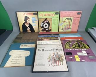 Lot 584 Group of vintage LP records