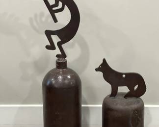 Lot 460h Lot of custommade metal bells