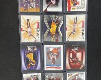 188 Lot 466h Group of Michael Jordan, Kobe Bryant and LeBron James basketball cards
