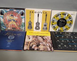 Lot 594 Group of vintage LP records