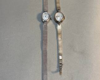 Lot 111 Pair of vintage womens watches