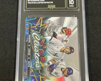 Lot 442h 2023 Topps chrome Betts Harper Judge