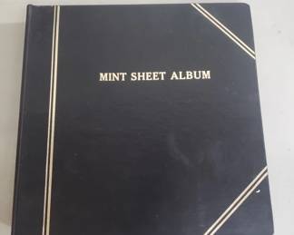 Lot 420 Group of vintage stamps in a binder