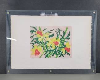 Lot 173 Winifred Pickard signed lithograph Daffodils