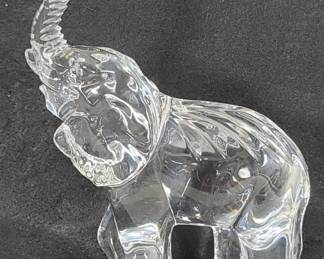 Lot 144 Waterford crystal elephant figure