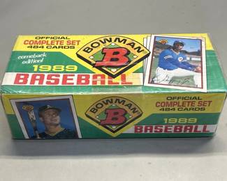 Lot 83 Sealed 1989 Bowman Complete Baseball set
