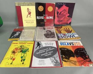 Lot 617 USC Trojans memorabilia