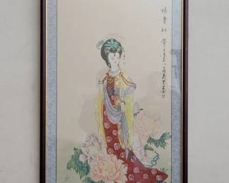 107 Lot 194 Chinese mixedmedia figure painting