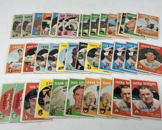Lot 268 Group of 1959 Topps baseball cards