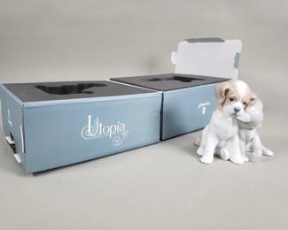 124 Lot 404 Lladro Utopia Against All Odds porcelain figurine with box