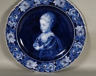 Lot 514 Vintage Delft hand painted blue and white