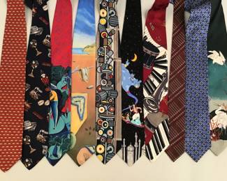 Lot 476 10 vintage mens ties