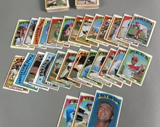 Lot 341 Group of 1972 Topps Baseball cards